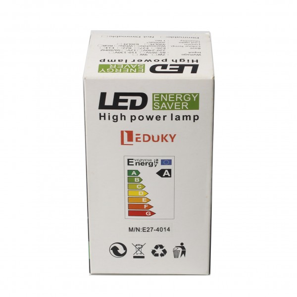 LEDUKY LED Bulb E26 10W AC 85V-265V White 6000K 1000lm